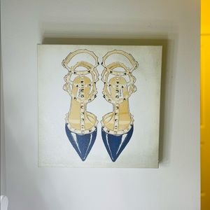 Wall Art  “Valentino Shoes” Canvas Print
